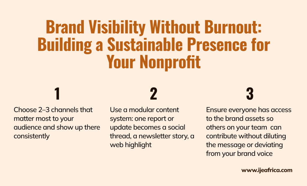 How to build sustainable brand visibility for your nonpprofit